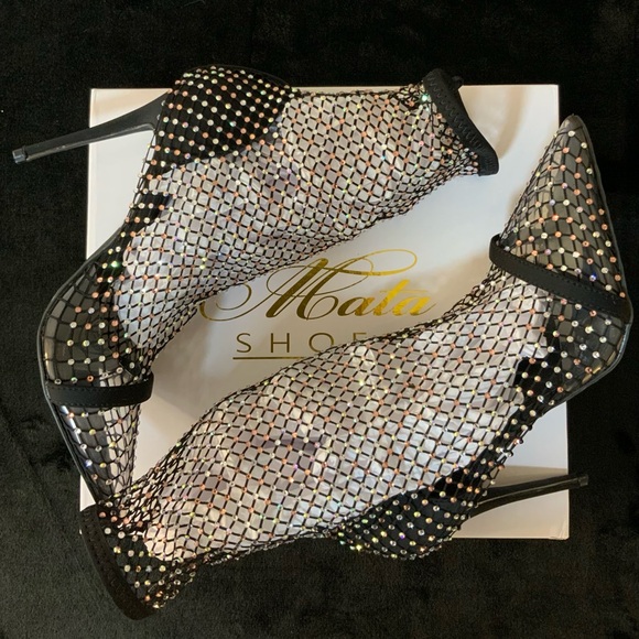 Cape Robbin Women’s Black Mesh Booties - Picture 2 of 11